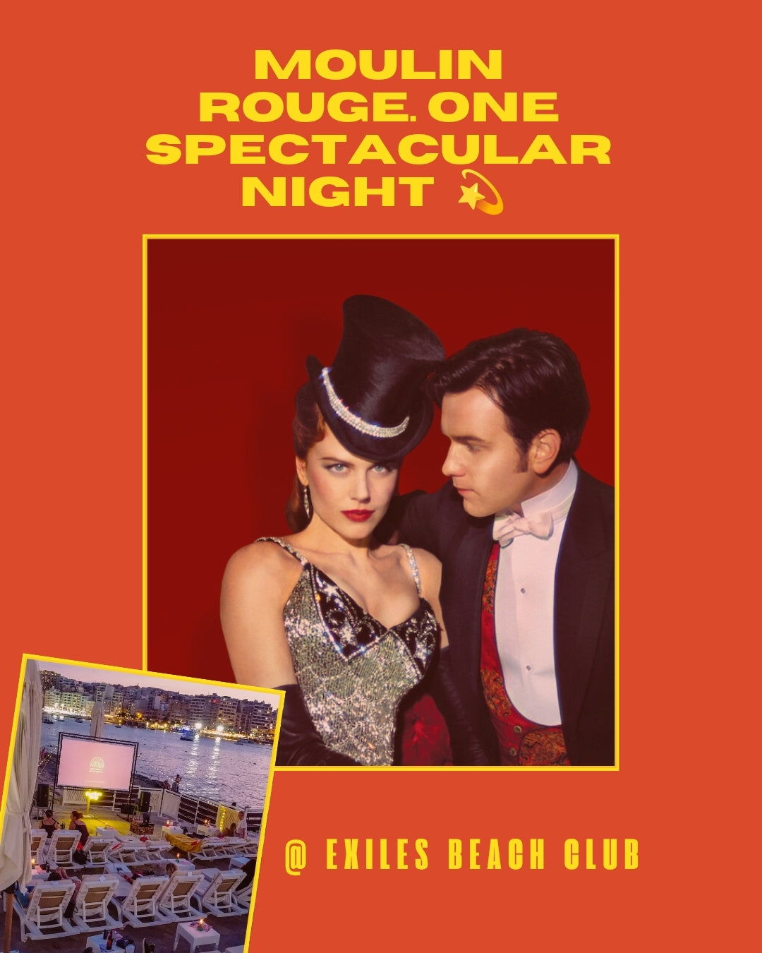 Moulin Rouge. One Spectacular Night  💫  @ Exiles Beach Club 30th Sept